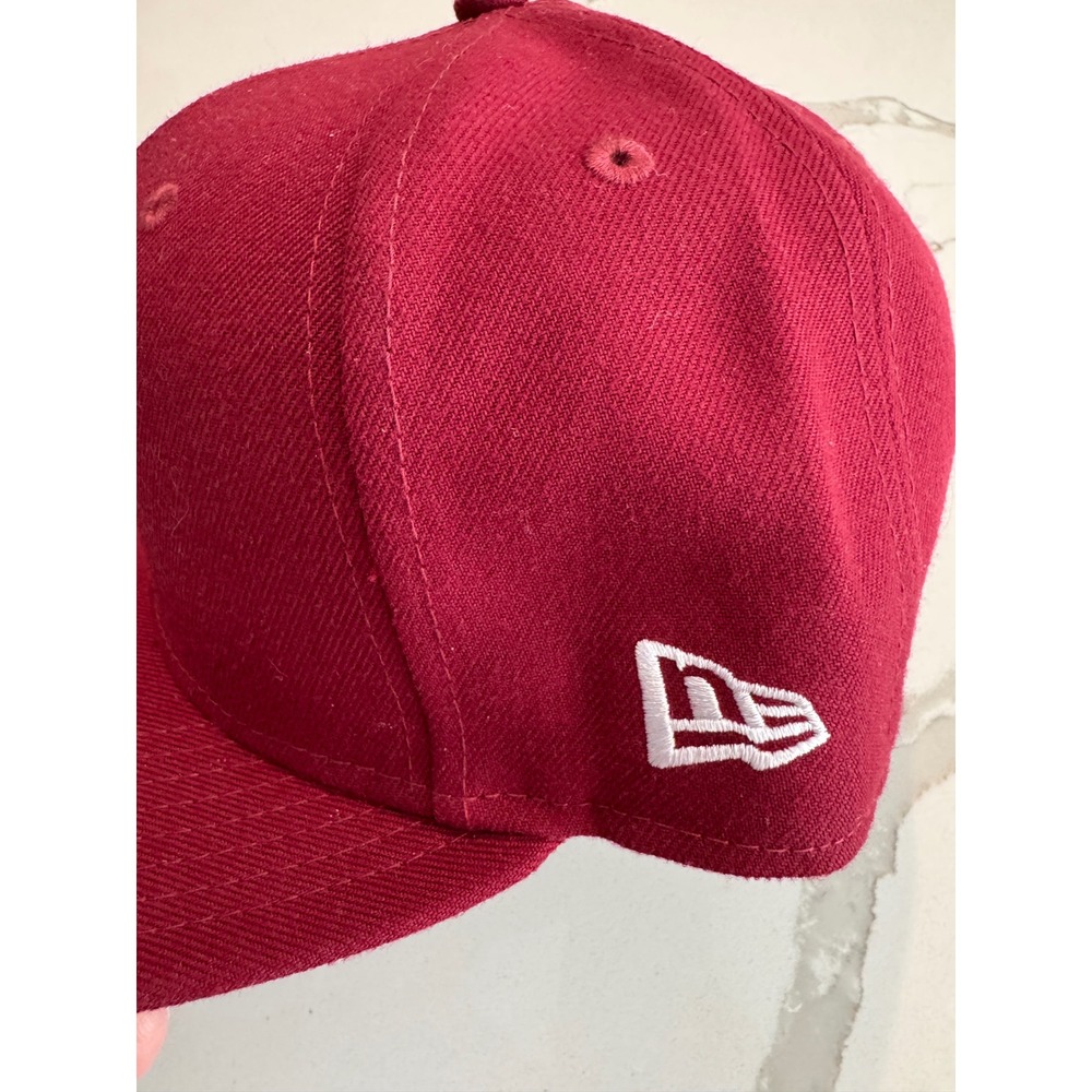 New Era 9FIFTY Cleveland Cavaliers Snapback Hat Mens Cardinal Red NBA OSFA - Picture 3 of 7